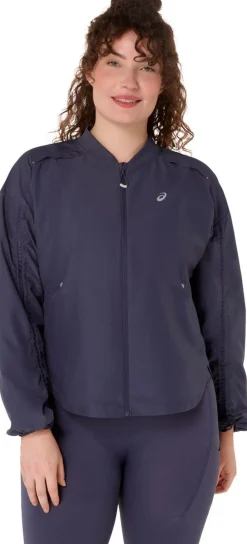 Asics Nagino Justerbar Løbejakke Blå Clearance