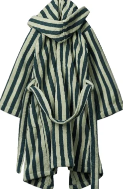 Bongusta Naram Kids Bathrobe Sea foam & deep teal Discount