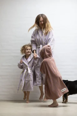 Bongusta Naram Kids Bathrobe Lilac & neon yellow Best