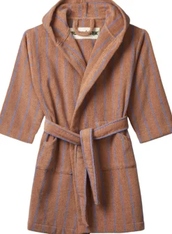 Bongusta Naram Kids Bathrobe Camel & ultramarine Best