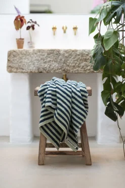 Bongusta Naram Wash Cloth Sea foam & deep teal Online