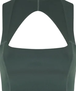 Girlfriend Collective Natalie Seamed Bra Jungle Best