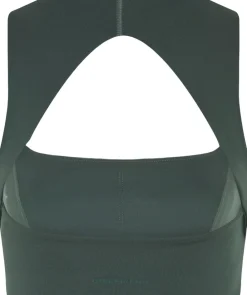 Girlfriend Collective Natalie Seamed Bra Jungle Best