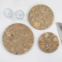 LIGA Natural Cork Rund Bordskåner - Medium Best