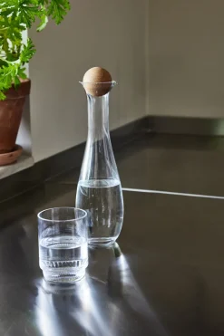 Nature carafe/bottle with oak stopper>Sagaform