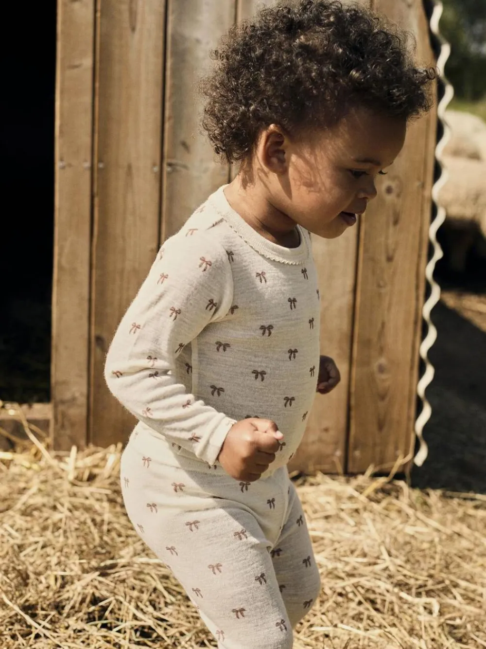 Børn Lil' Atelier NBFNALU WO/MO SLIM LEGGING LIL NOOS