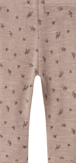 Name It NBFWANG WOOL NEEDLE LEGGING NOOS Shadow gray/small flowers Online