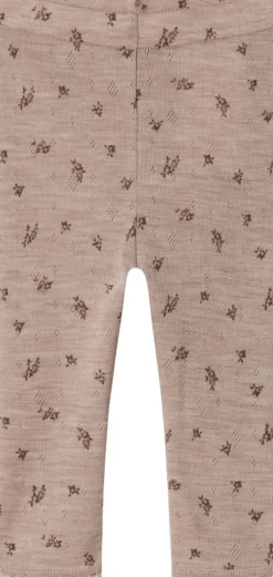 Name It NBFWANG WOOL NEEDLE LEGGING NOOS Shadow gray/small flowers Online