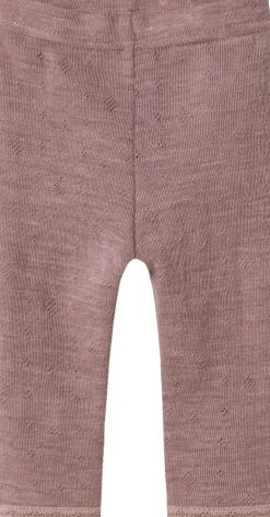 Børn Name It NBFWANG WOOL NEEDLE LEGGING SOLID N
