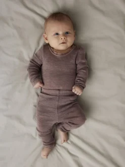 Børn Name It NBFWANG WOOL NEEDLE LEGGING SOLID N