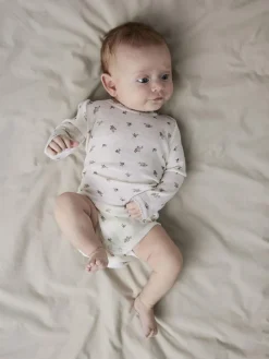 Name It NBFWANG WOOL NEEDLE LS BODY NOOS Snow white/small flowers Online