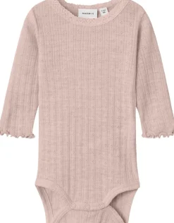 Børn Name It NBFWOSSA WO/SI RIB LS BODY