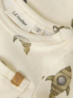 Børn Lil' Atelier NBMLAYO GEO LS SLIM BODY LIL