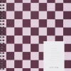 Notem NELA notebook - Large, Bordeaux check