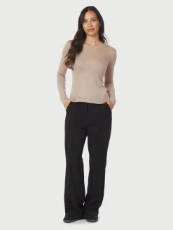 Neo Noir Nella Fine Rib Blouse Beige melange Best