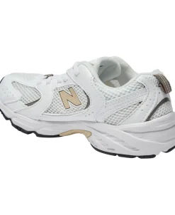 New Balance 530 Kids Bungee Lace Hvid/beige Discount