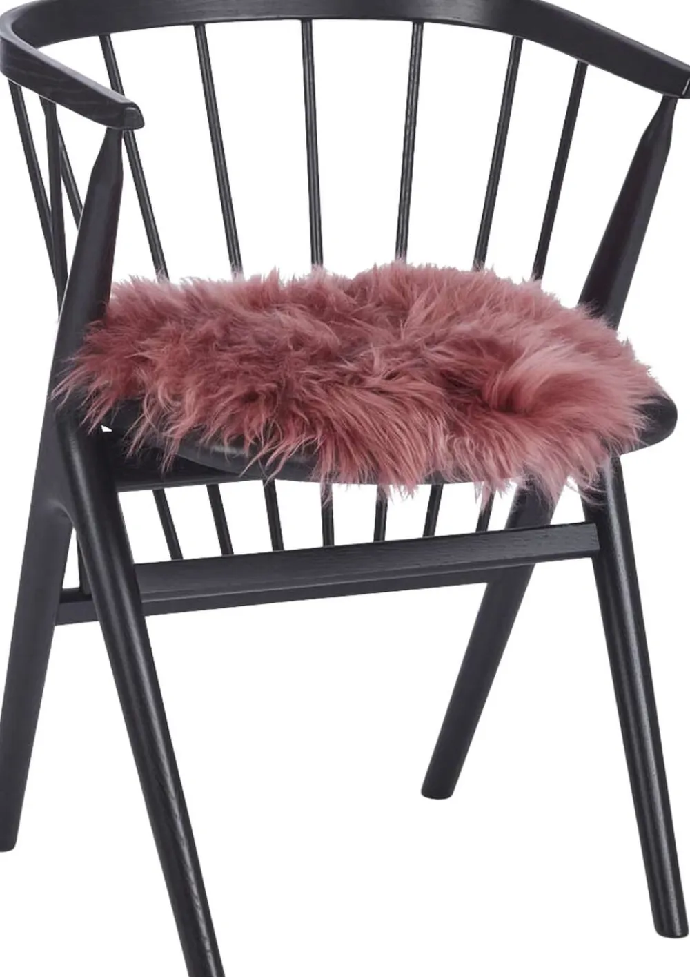 NATURES Collection New Zealand Sheepskin, Seat Cover, Long-Wool, Round 38cm