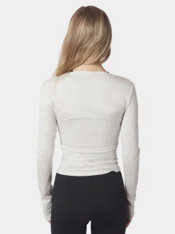 Nia Jersey Wrap Blouse>Neo Noir Best