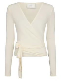 Dame Neo Noir Nia Jersey Wrap Blouse