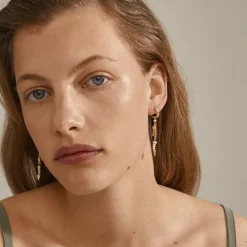 NIYA recycled freshwater pearl earrings gold-plated>Pilgrim Outlet