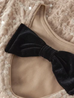 Name It NKFRUSITTA LS BOW BLOUSE Jet stream/black bow