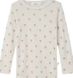 Lil' Atelier NMFNALU WO/MO LS SLIM TOP LIL Turtledove/melange Hot