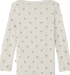 Lil' Atelier NMFNALU WO/MO LS SLIM TOP LIL Turtledove/melange Hot