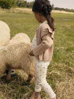 Lil' Atelier NMFNALU WO/MO LS SLIM TOP LIL Turtledove/melange Hot