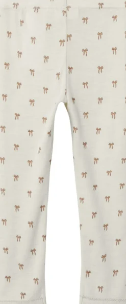 Lil' Atelier NMFNALU WO/MO SLIM LEGGING LIL Turtledove/melange Hot