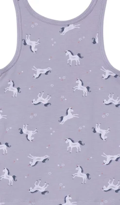 NMFTANK TOP 2P LAVENDER UNICORN NOO>Name It Hot