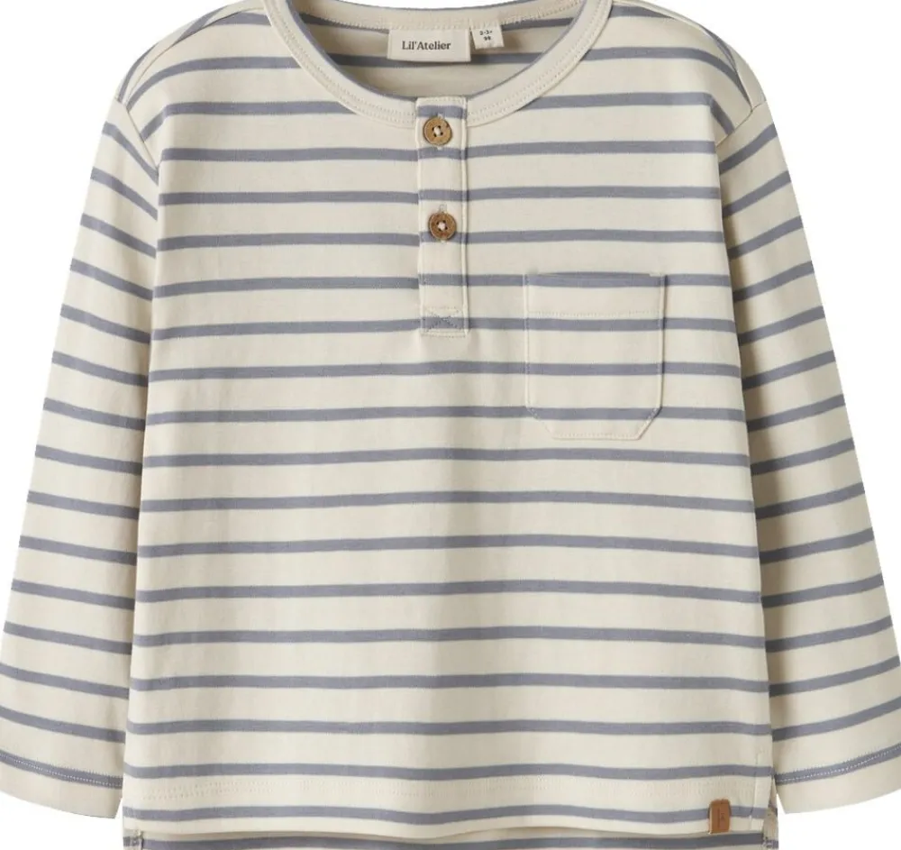 Børn Lil' Atelier NMMLIMIA NOB LS LOOSE TOP LIL