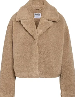 NMNATI CROP TEDDY JACKET FWD NOOS>Noisy may Sale