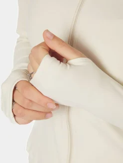 Neo Noir Nolana Zip Blouse Ivory New