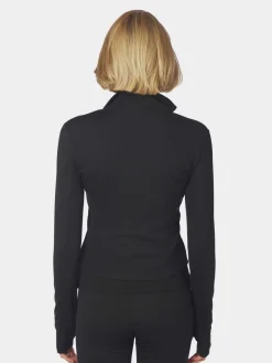 Neo Noir Nolana Zip Blouse Black Outlet