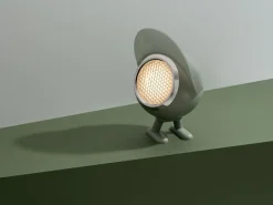 Mr. Wattson Norbitt, LED lamp, Rechargeable, In/Outdoor, Herby green