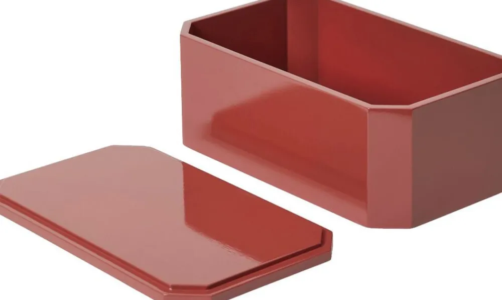 Ferm Living Nova Storage Box - 25 x 15 - Picante Red