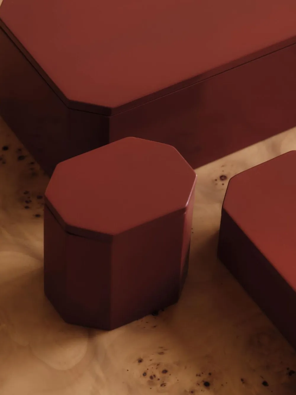 Ferm Living Nova Storage Box - 25 x 15 - Picante Red