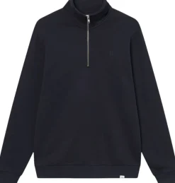 Les Deux Nørregaard Tonal Half-Zip Sweatshirt