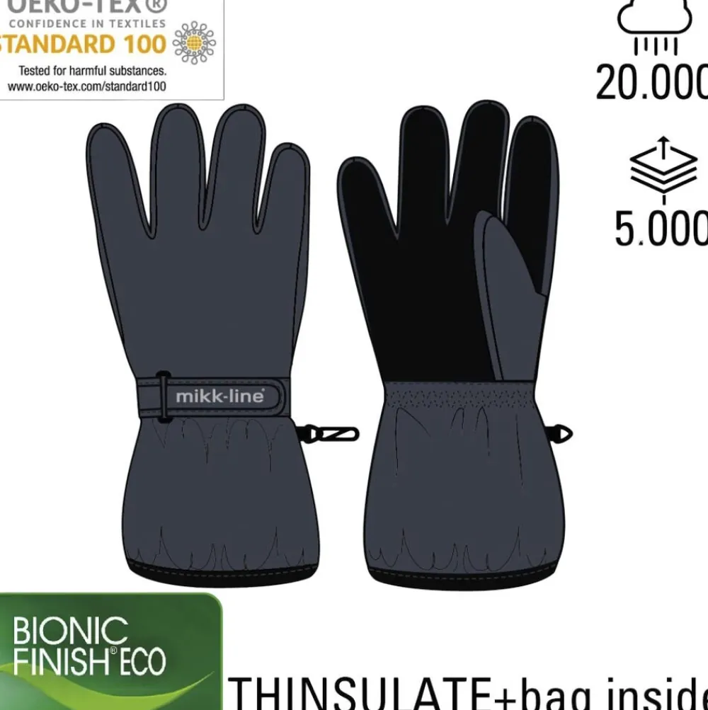 Mikk-Line Nylon Glove Blue nights Outlet