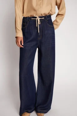 MUNTHE OBEY Tencel Jeans Indigo Outlet