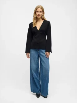 Object OBJARIA LISA L/S RE BLAZER NOOS Black Online