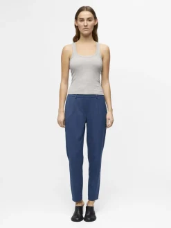 Object OBJLISA SLIM PANT NOOS Dark denim New