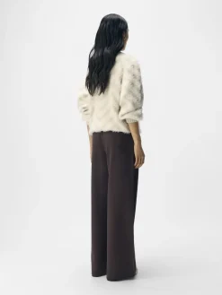 Object OBJLISA WIDE PANT NOOS Seal brown Hot