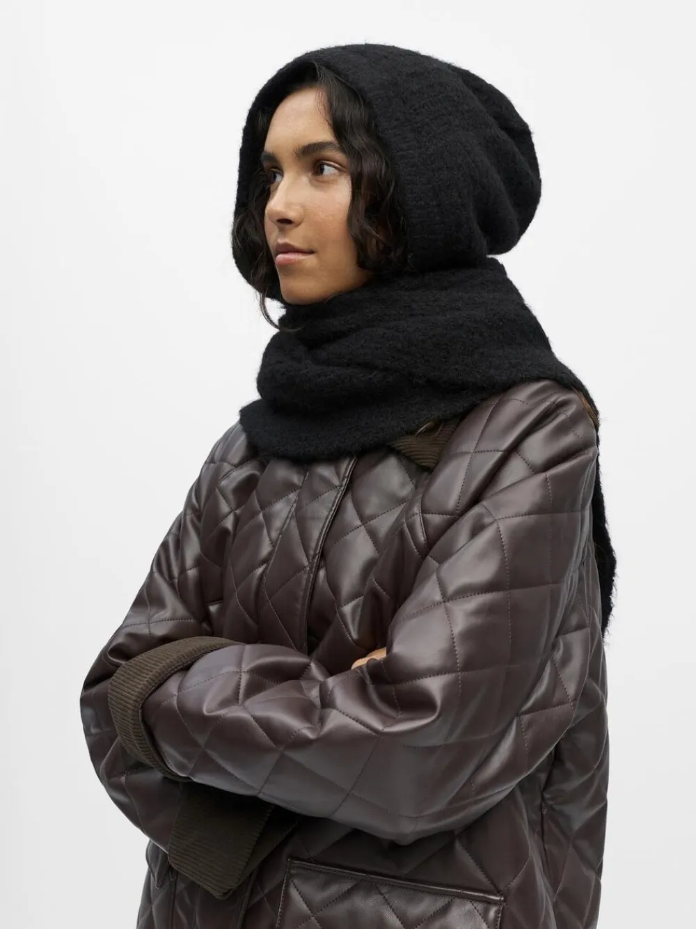 OBJMILU SCARF KNIT BALACLAVA NOOS>Object Sale