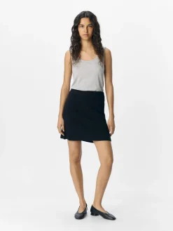 Dame Object OBJVIOLA MW RE SHORT KNIT SKIRT NOO