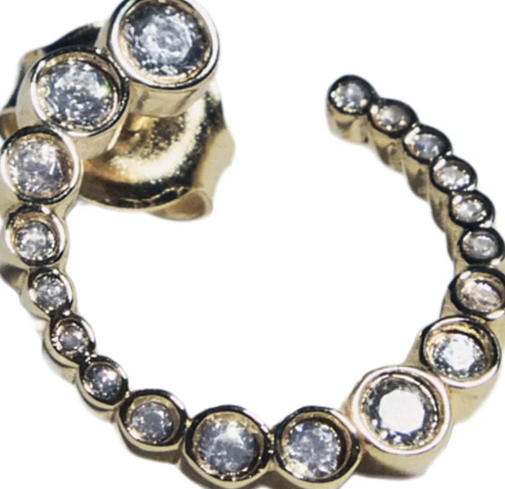 Ragbag Studio Odette Spiral Earrings 18k gold plating Discount