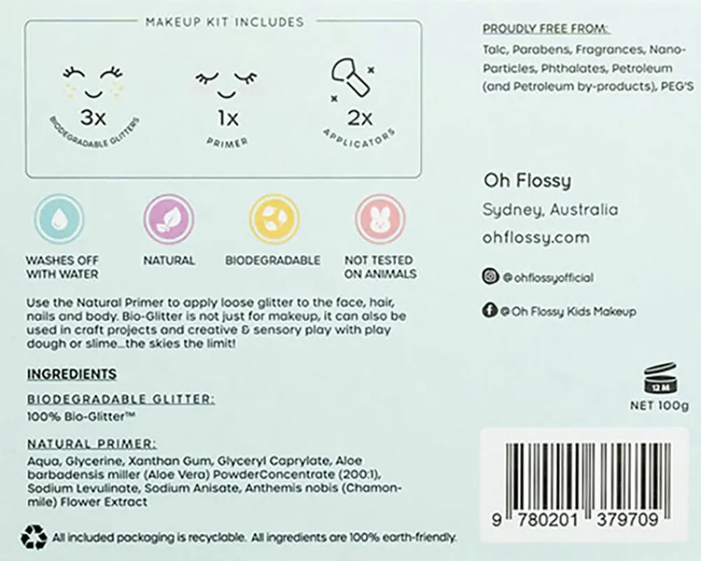 - Sparkly Glitter sæt>Oh Flossy