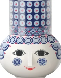 Bjørn Wiinblad Olga Vase H20 cm blå