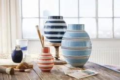 Kähler Omaggio Nuovo Vase H30 mellem blå Clearance