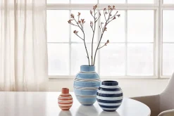 Kähler Omaggio Nuovo Vase H30 mellem blå Clearance